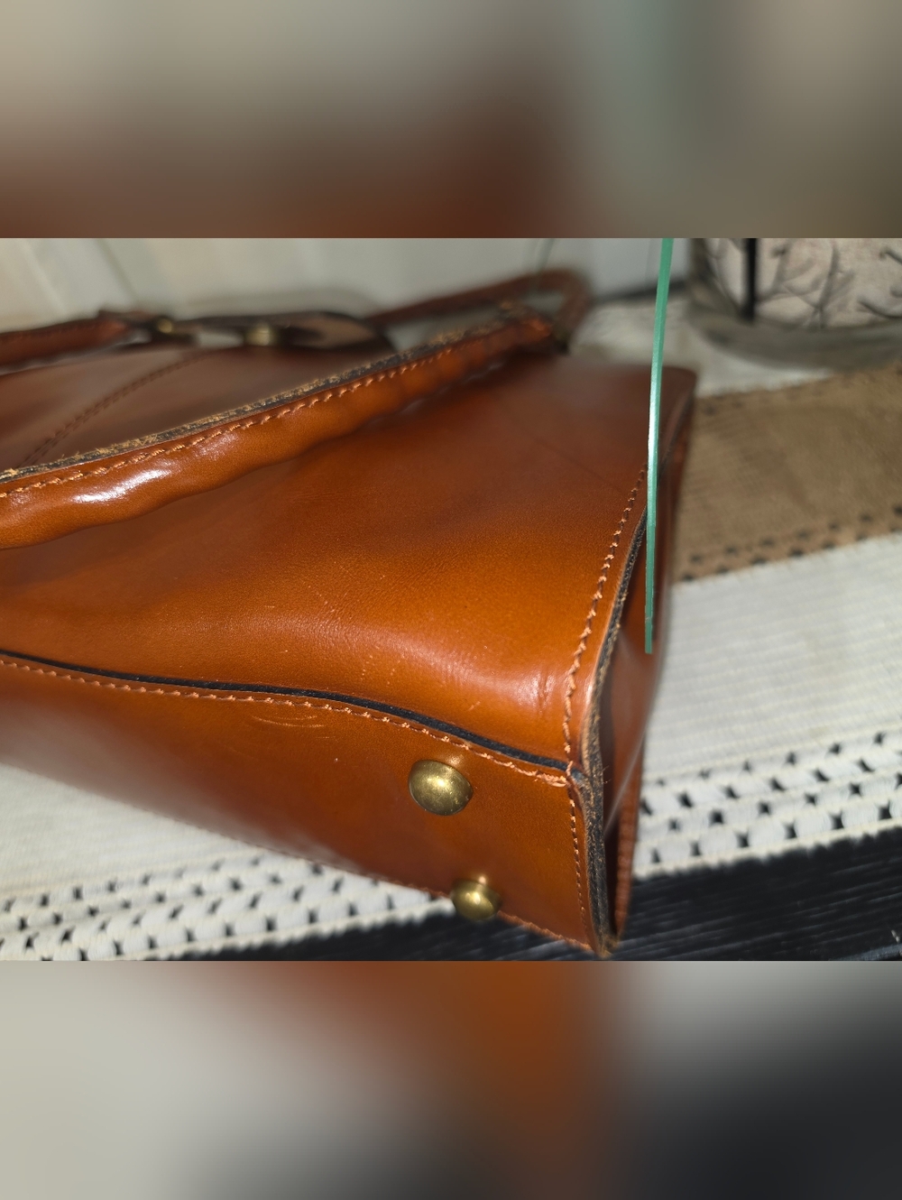 Patricia Nash Rienzo Leather Satchel - Picture 10 of 16